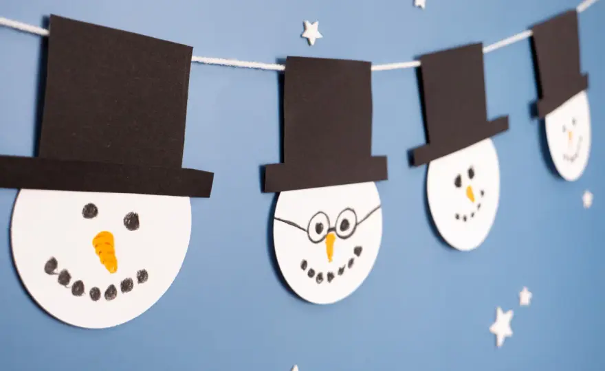 Winter-Bastelideen für Kinder - Einfach, schnell & kreativ