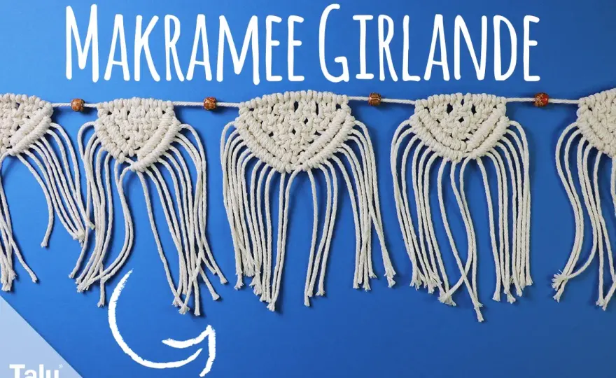 Makramee-Girlande knüpfen - Dein einfacher Boho-Guide